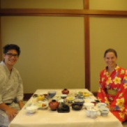 Breakfast at our ryokan, Kinosaki Onsen